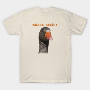 Quack Addict Pet Duck Lover Humor T-Shirt